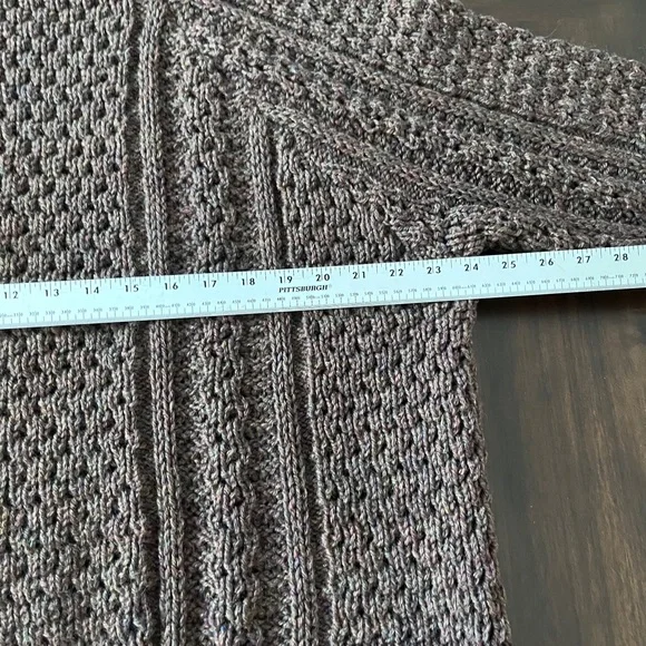 Chunky Knit Crewneck Sweater - Brown - Picture 7 of 13